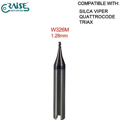 End Milling Cutter W114 W101 W129 W112 W302 W252 W326 W305 W285 W281 W268 W219 W134 SILCA QUATTROCODE TRIAX-e.code TRIAX QUATTRO SILCA VIPER Key Cutting Machine