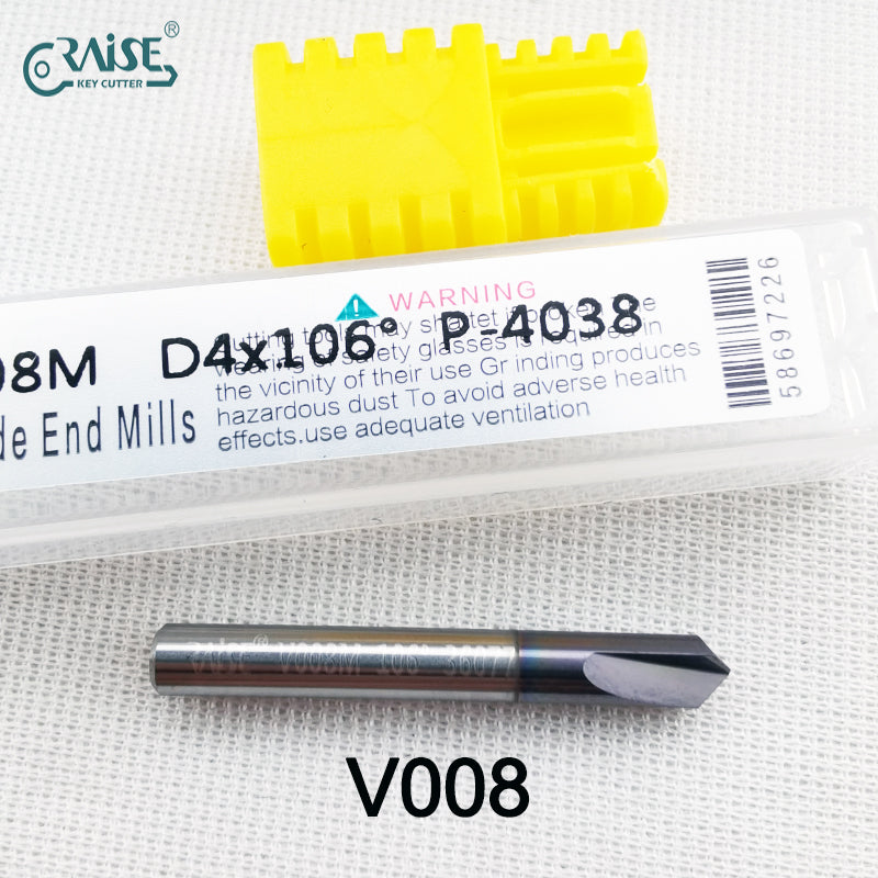 RAISE Milling Cutter V008 Compatible with KEYLINE V008 KEYLINE NINJA TOTAL NINJA VORTEX VERSA Key Duplicating Machine