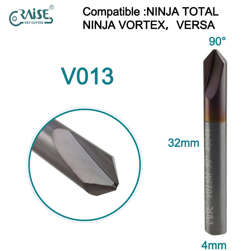 RAISE Milling Cutter V013 Compatible with KEYLINE V013 KEYLINE NINJA TOTAL NINJA VORTEX VERSA Key Duplicating Machine