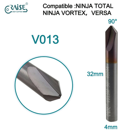 RAISE Milling Cutter V013 Compatible with KEYLINE V013 KEYLINE NINJA TOTAL NINJA VORTEX VERSA Key Duplicating Machine