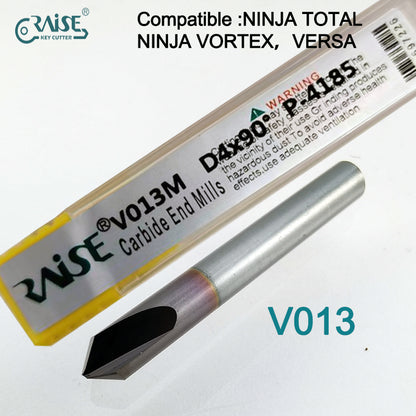RAISE Milling Cutter V013 Compatible with KEYLINE V013 KEYLINE NINJA TOTAL NINJA VORTEX VERSA Key Duplicating Machine