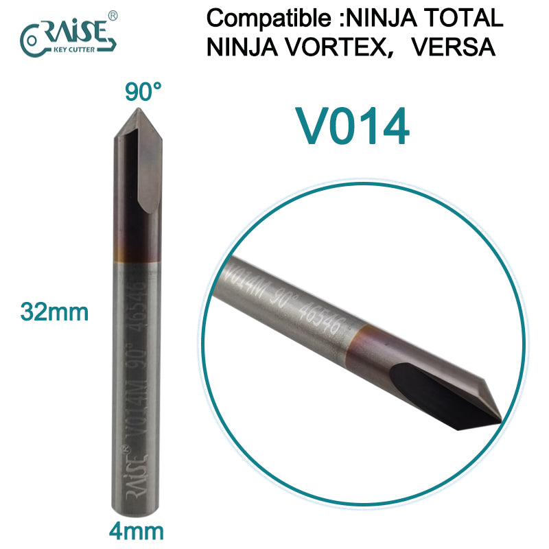 RAISE Milling Cutter V014 Compatible with KEYLINE V014 KEYLINE NINJA TOTAL NINJA VORTEX VERSA Key Duplicating Machine