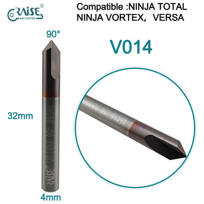RAISE Milling Cutter V014 Compatible with KEYLINE V014 KEYLINE NINJA TOTAL NINJA VORTEX VERSA Key Duplicating Machine