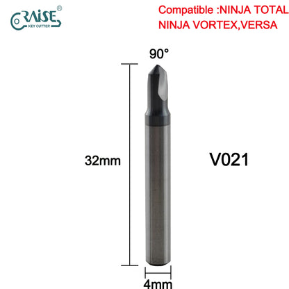RAISE Milling Cutter V021 Compatible with KEYLINE V021 KEYLINE NINJA TOTAL NINJA VORTEX VERSA Key Duplicating Machine