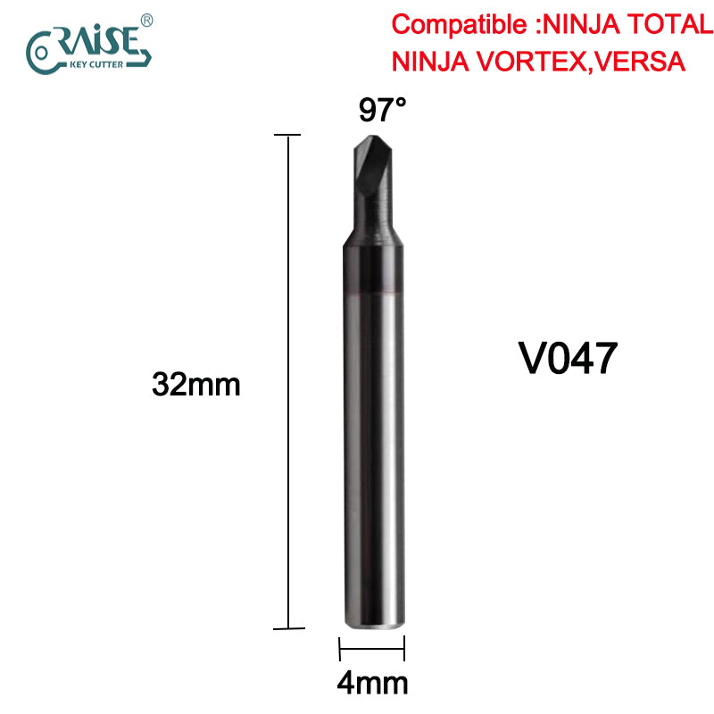 RAISE Milling Cutter V047 Compatible with KEYLINE V047 KEYLINE NINJA TOTAL NINJA VORTEX VERSA Key Duplicating Machine
