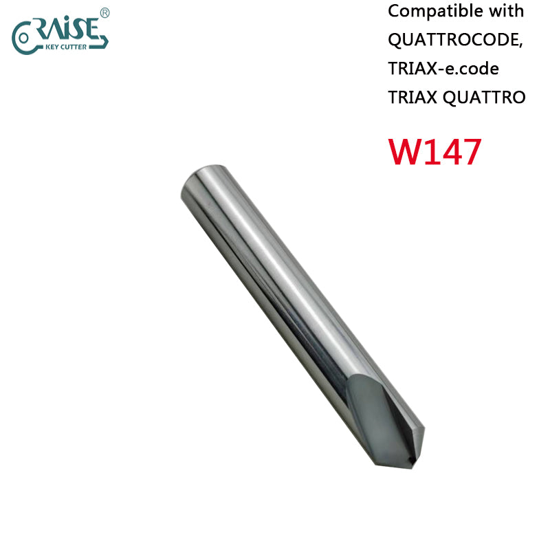 RAISE Milling Cutter W147M Compatible with SILCA W147 SILCA TRIAX QUATTRO TRIAX E.CODE Key Cutting Machine
