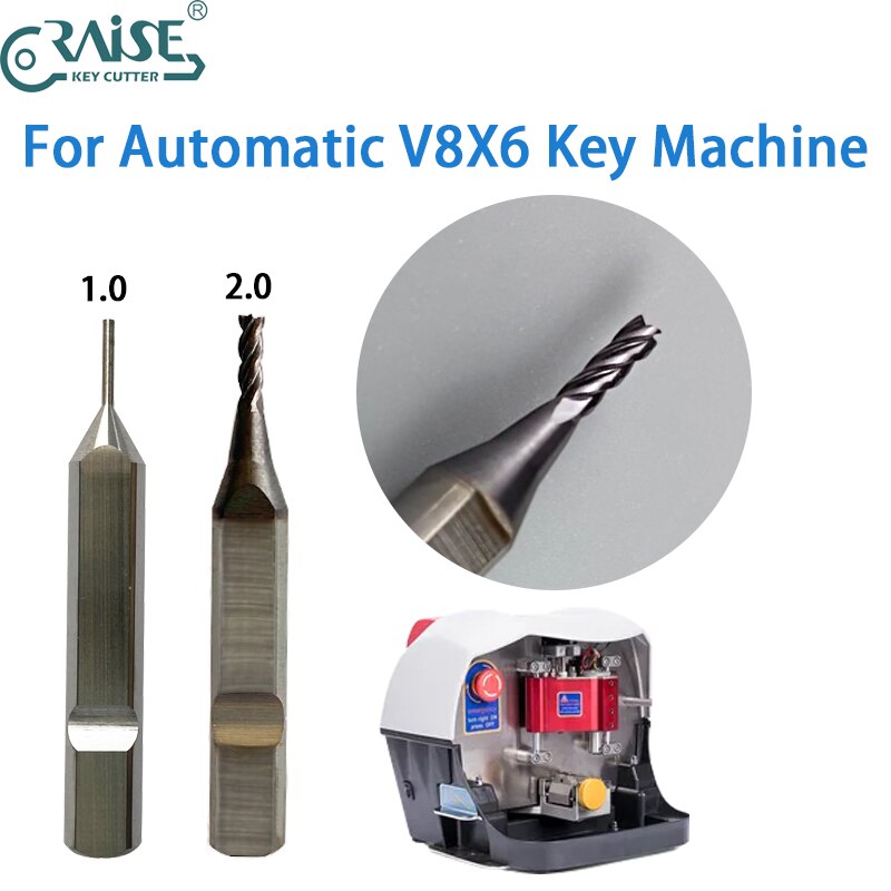 Automatic V8/x6 Key Cutting Machine 2.0mm Cutter and 1.0mm Tracer ...