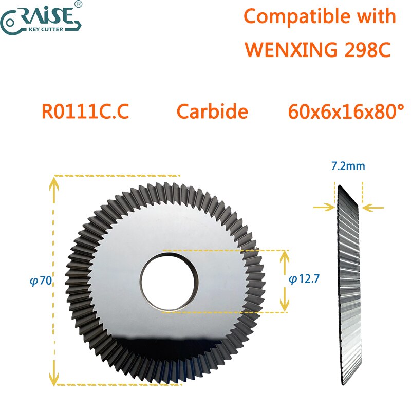 cutter for wenxing 298c 60x6x16