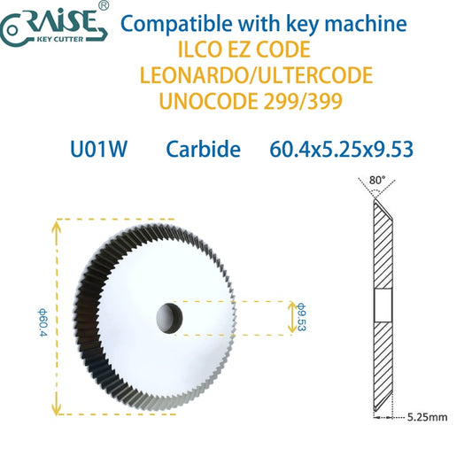 silca unocode cutter U01W