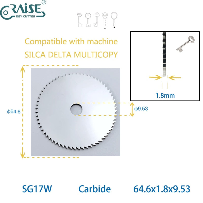 silca delta key machine cutter