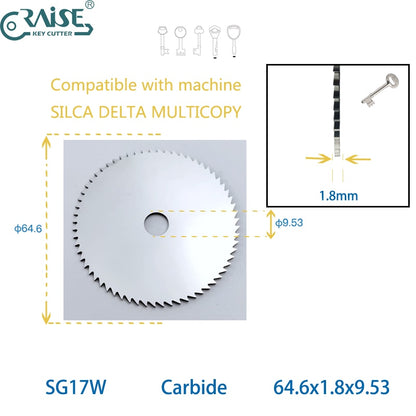 silca delta key machine cutter