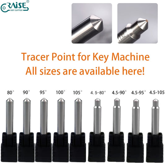 dimple angle tracer for key machine